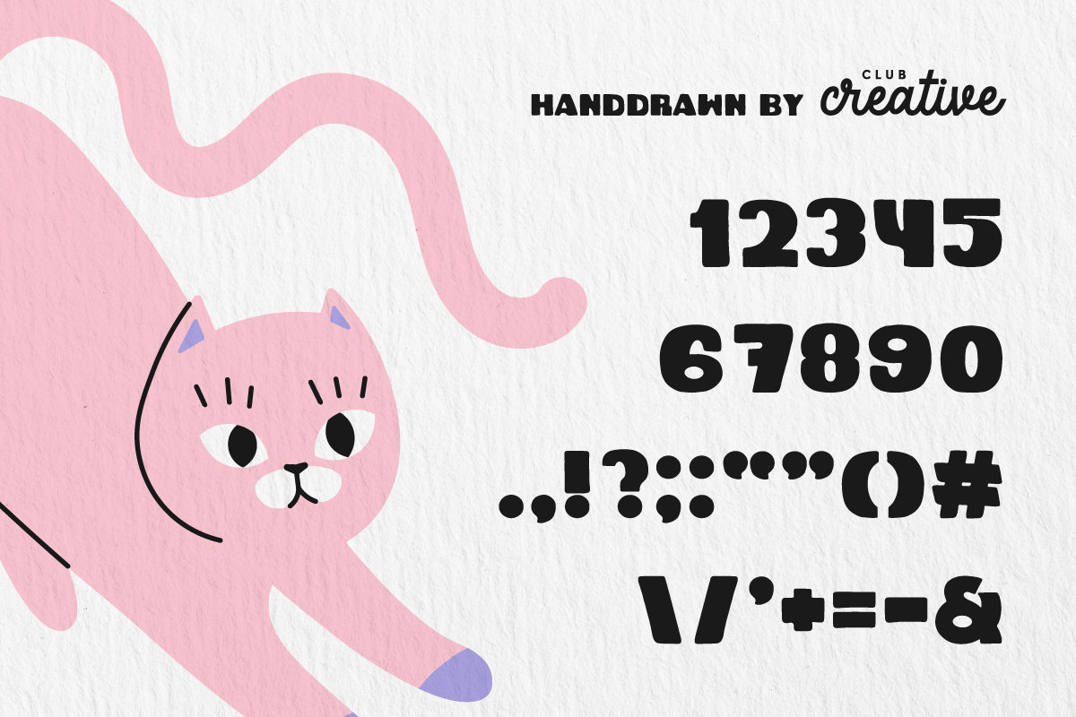 CC-Chonked by Club Creative, a Sans Serif Font by ClubCreativeLtd (Photo 3 of 4)