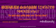 Aspersion™, a Font by MINDCANDY (Thumbnail 3 of 3)