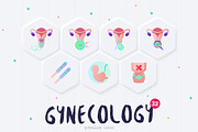 Gynecology | 32 Icons Set Hand Drawn, an Outline Icon by Marina Silence (Thumbnail 17 of 18)