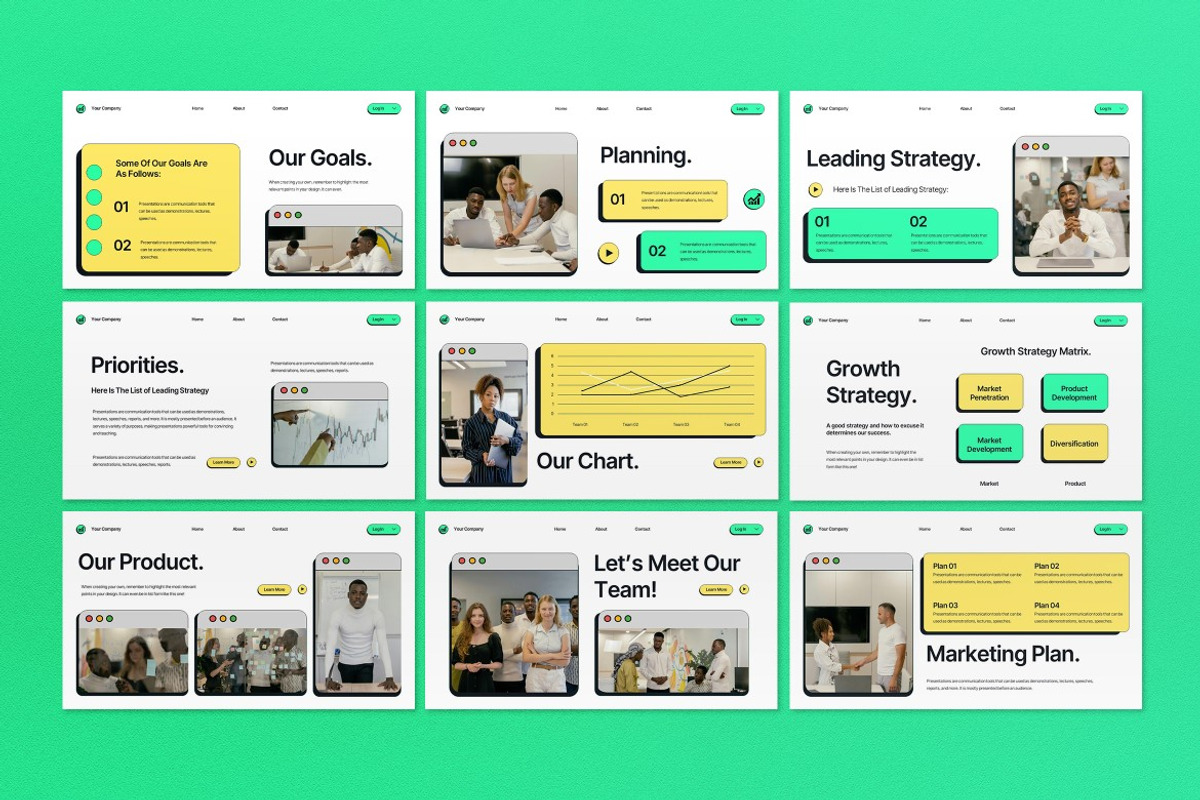 Business Plan Keynote preview 3