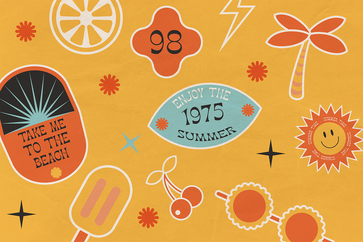Marthy - Psychedelic Retro Display, a Font by HipFonts (Photo 3 of 9)