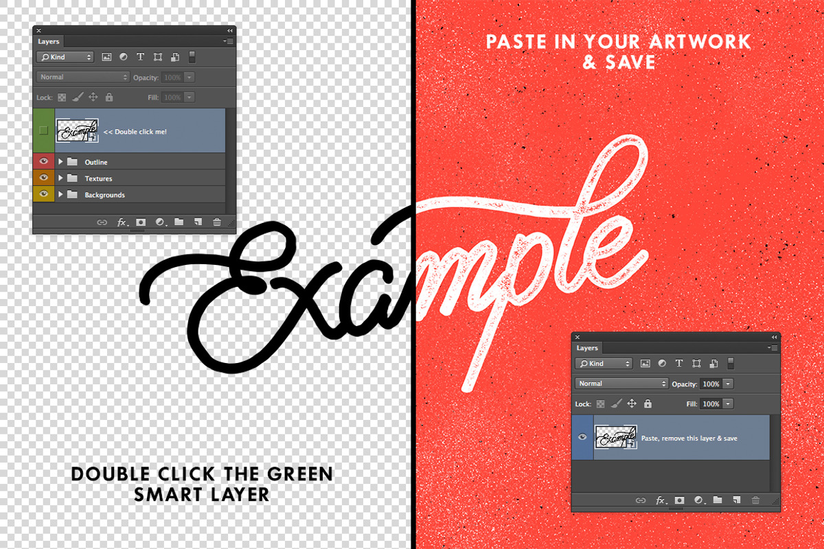 TexturePress - Ink Stamp Effects preview 2