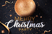 Christmas Invitation Flyer Template, a Flyer Template by Hotpin (Thumbnail 3 of 3)