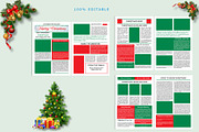Christmas Newsletter, a Brochure Template by ROJI CREATOR (Thumbnail 2 of 4)