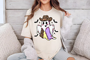 Patchwork Cowboy Ghost Halloween PNG, an Illustration by Dream Creation (Thumbnail 4 of 5)