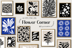 Floral Art Prints Posters