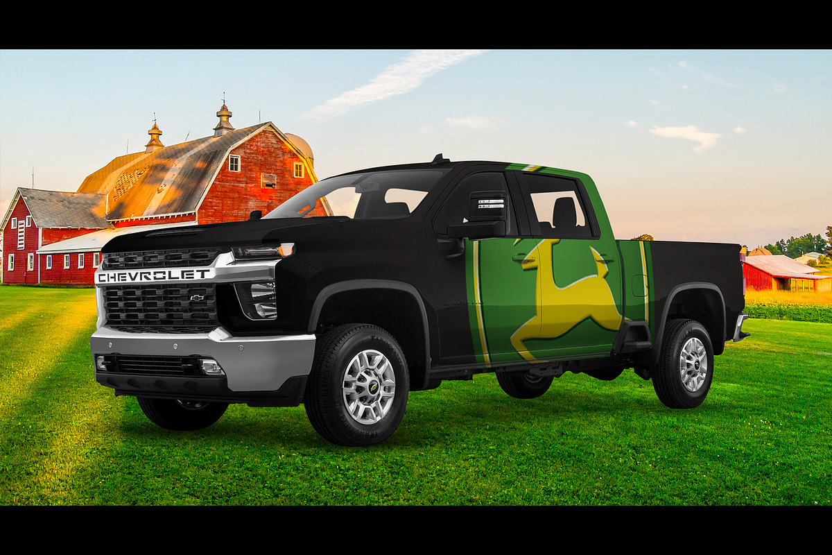 2020 Chevy Silverado PSD mockup, a Graphic by mockupdepot (Photo 2 of 3)
