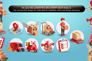 Logistics Delivery, 3D Elements