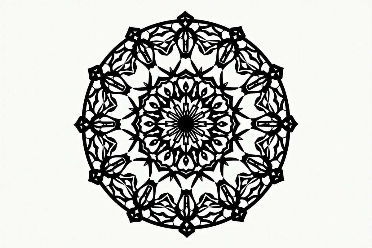 Intricate Mandala Laser Cut Designs, an Object Graphic by balal (Photo 7 of 16)
