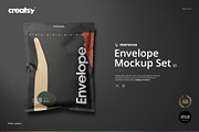 Envelope Mockup Set 02, a Household Mockup by creatsy5 (Thumbnail 1 of 13)