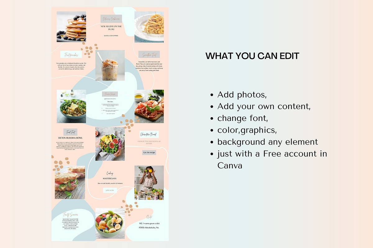 Instagram Puzzle - Food, a Social Media Template by Deepa Template Studio (Photo 7 of 10)
