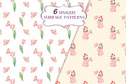 In the Garden-Watercolor Set, a Decorative Illustration by Irina Diasli (Thumbnail 6 of 10)