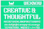 Thinker Mind font, a Font by weknow (Thumbnail 4 of 8)