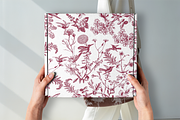 Hummingbird Toile de Jouy Pattern, a Pattern Graphic by Hughes Studio (Thumbnail 9 of 10)