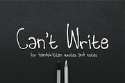 Can't Write, a Serif Font by Forberas Club (Thumbnail 1 of 7)