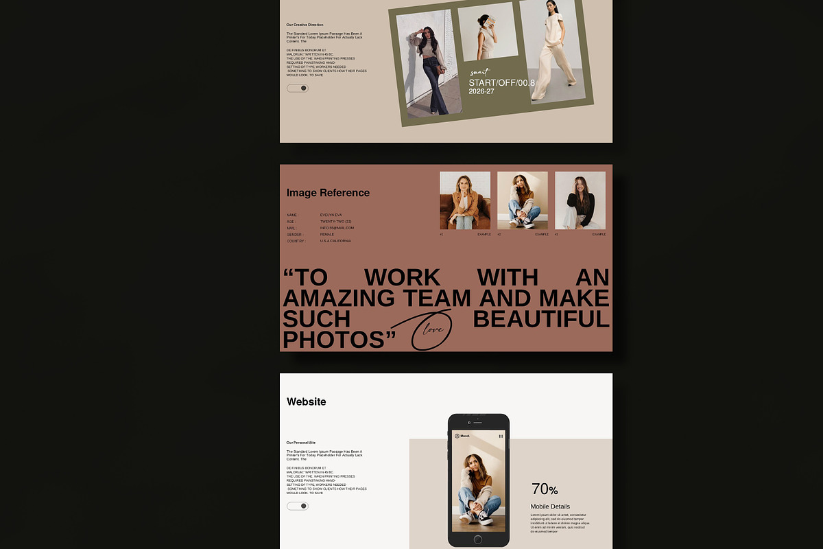 Mood Board Presentation Template, a Presentation Template by slidestock55 (Photo 7 of 9)