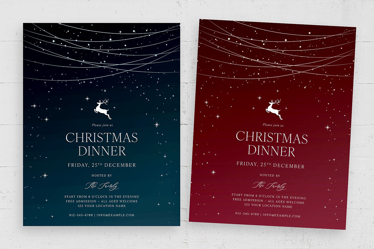 Christmas Winter Invitation Flyer, a Flyer Template by BrandPacks (Photo 4 of 6)