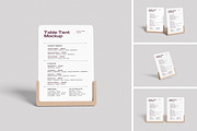 High Quality Table Tent Mockup, an Advertising Mockup by swsi-studio (Thumbnail 1 of 5)