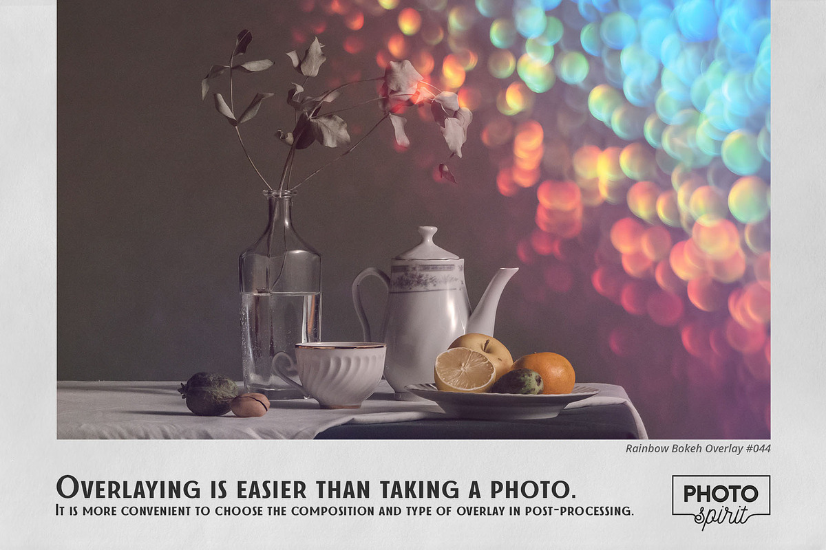 Rainbow Bokeh Effect Overlays, a Brushes & More by PhotoSpirit (Photo 2 of 11)