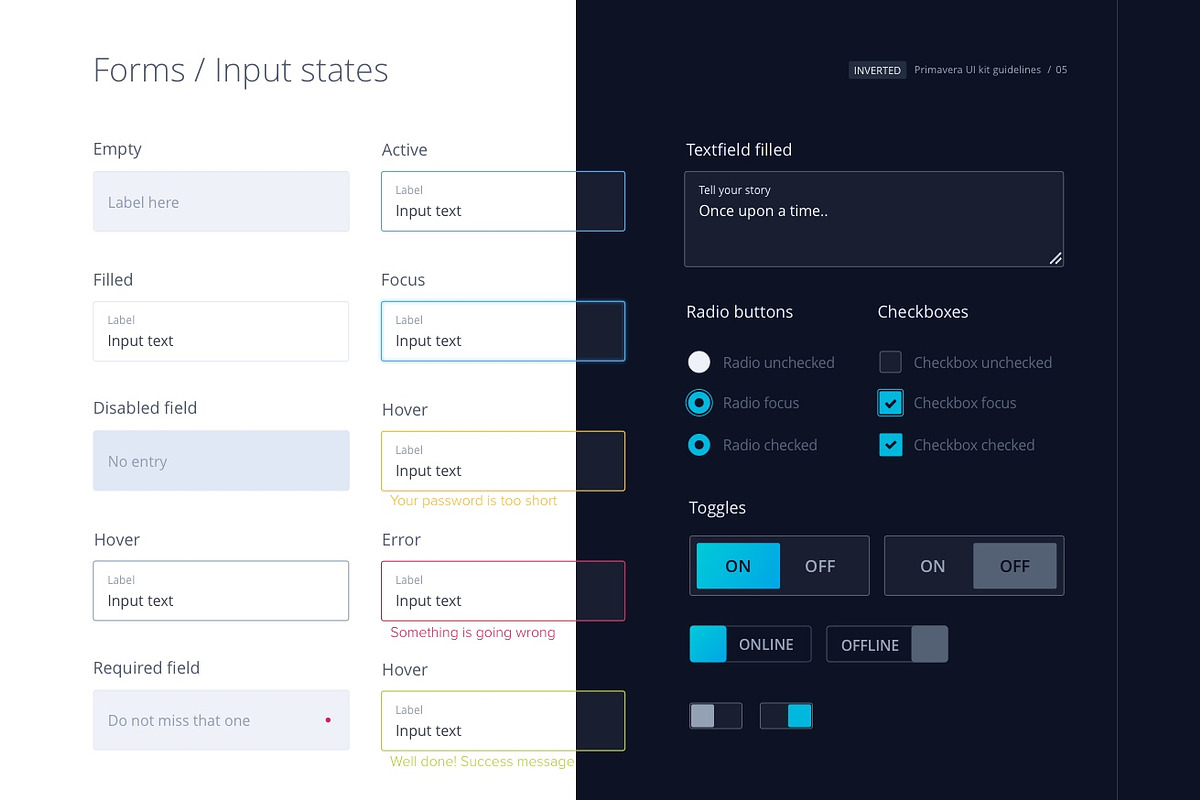 Primavera Dual UI Kit, an UI Kit Template by Anna Arteeva