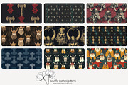 80 Viking seamless pattern, a Pattern Graphic by Poppy Lane Studio (Thumbnail 2 of 11)