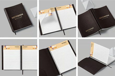 Spiral Diary Mockup