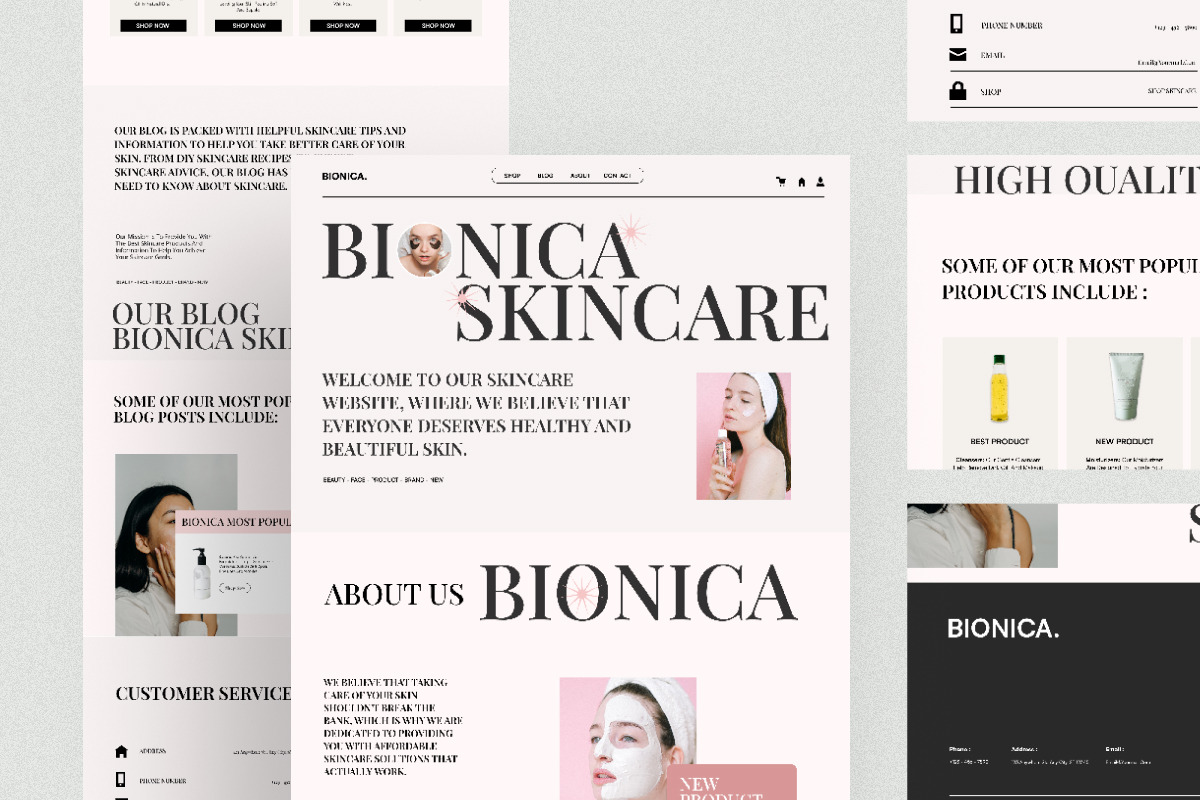 Bionica Landing Page, an UI Kit Template by slidenotion (Photo 2 of 6)