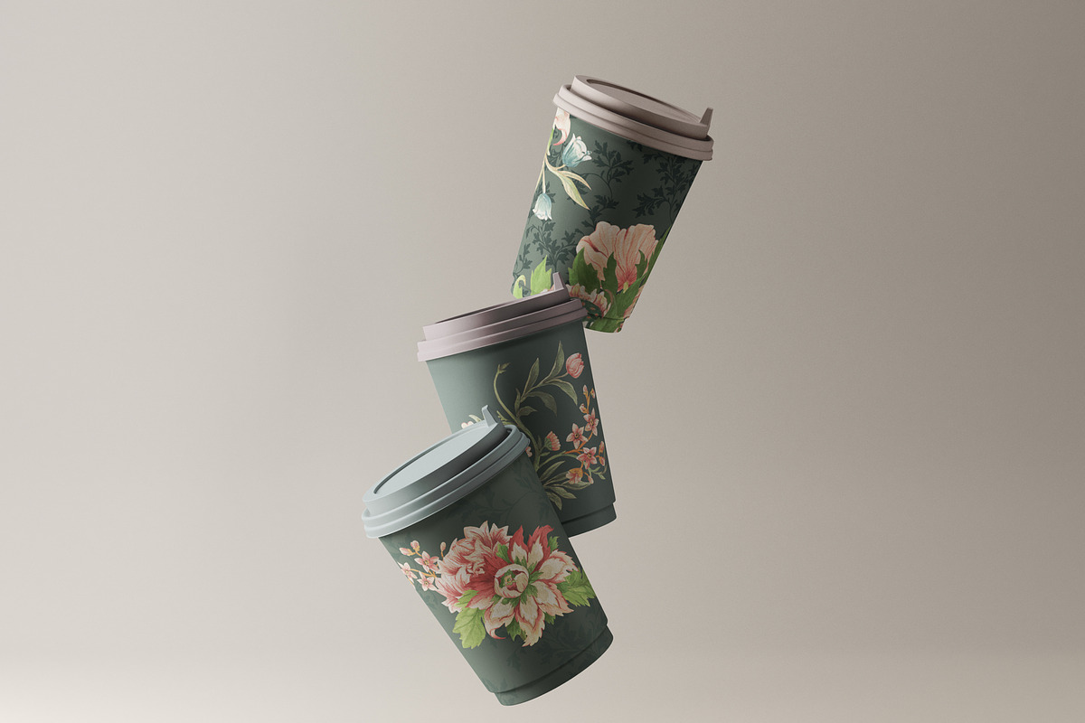 Vintage Floral Chintz, an Illustration by AnaPierceArt (Photo 6 of 12)