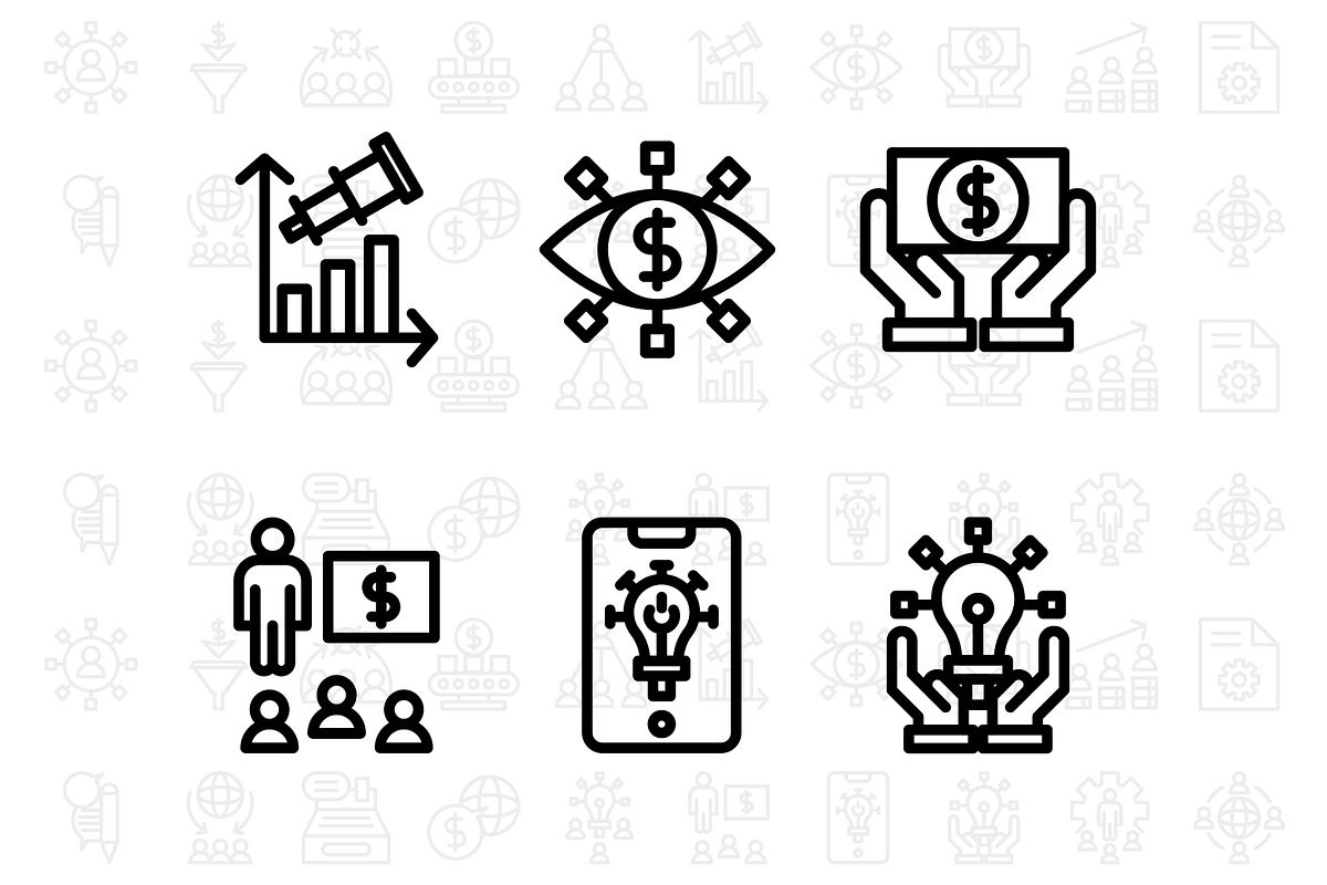 20 Digital Marketing Line Icon, an Outline Icon by khalwa.studio (Photo 3 of 3)