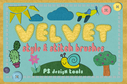 Velvet STYLES & STITCH BRUSHES PS