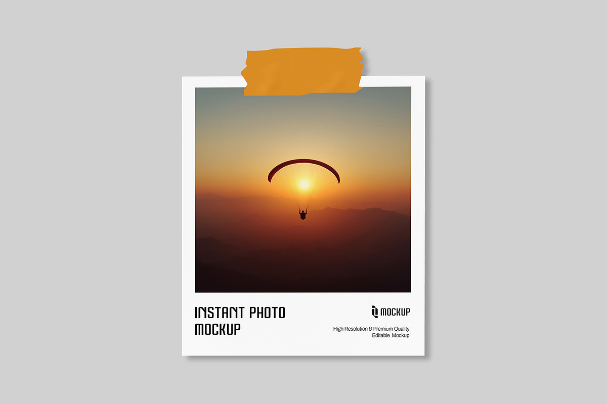 Instant Polaroid Photo Mockup, a Product Mockup by graphypix (Photo 1 of 4)