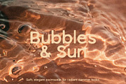 Bikini Bloom - Summer Sans, a Sans Serif Font by Misha Sova (Thumbnail 8 of 12)