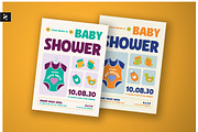 Cute Baby Shower Invitation, an Invitation Template by Neermana (Thumbnail 1 of 4)