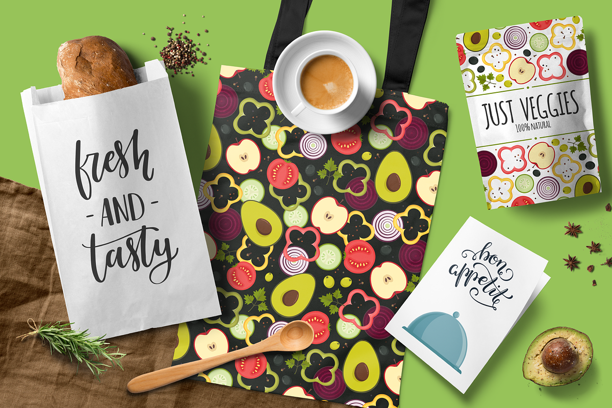 Breakfast Food Set, a Food Illustration by Anna Krestiannykova (Photo 3 of 14)