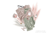 Fashion Illustrations, cozy fashion, an Illustration by Collart Studio (Thumbnail 8 of 10)
