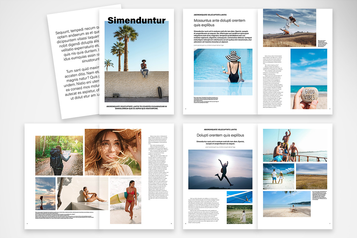 Modern Lifestyle Lookbook Template preview 2