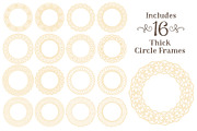 Cream Lace Frames Clipart & Vectors, an Illustration by Amanda Ilkov (Thumbnail 4 of 5)