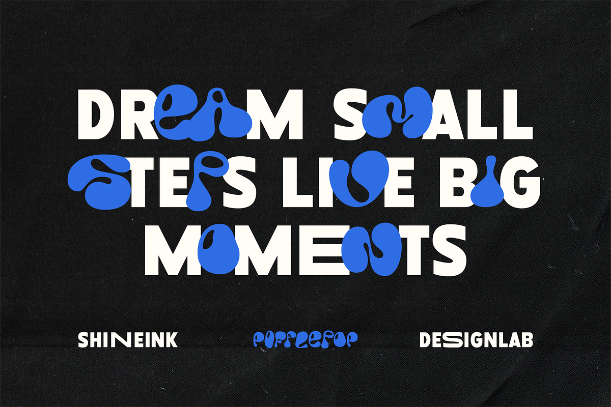 Pofflepop, a Font by shineink.designlab (Photo 5 of 11)