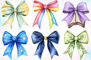 Watercolor Back to School Bow PNG, a Seasonal Illustration by Canvas Craft (Thumbnail 4 of 5)