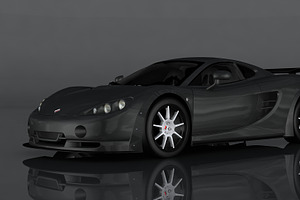 Ascari KZ1R Low-poly 3d Model Ready