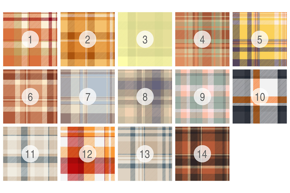 #165 Fall Plaids, a Pattern Graphic by Plaid4You (Photo 2 of 5)