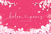 Helen Paris - Lovely Script, a Script Font by Almeera Std (Thumbnail 1 of 7)