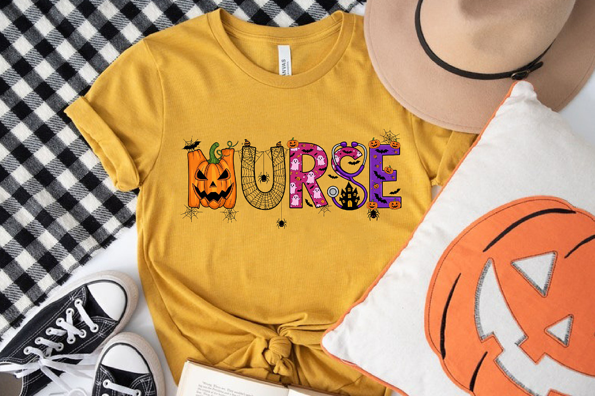 Nurse Halloween Spooky Sublimation P, an Illustration by Libby Wishes (Photo 4 of 6)