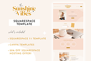 Squarespace Template Sunshine Vibes, a Squarespace Template by Design Pixie (Thumbnail 2 of 8)
