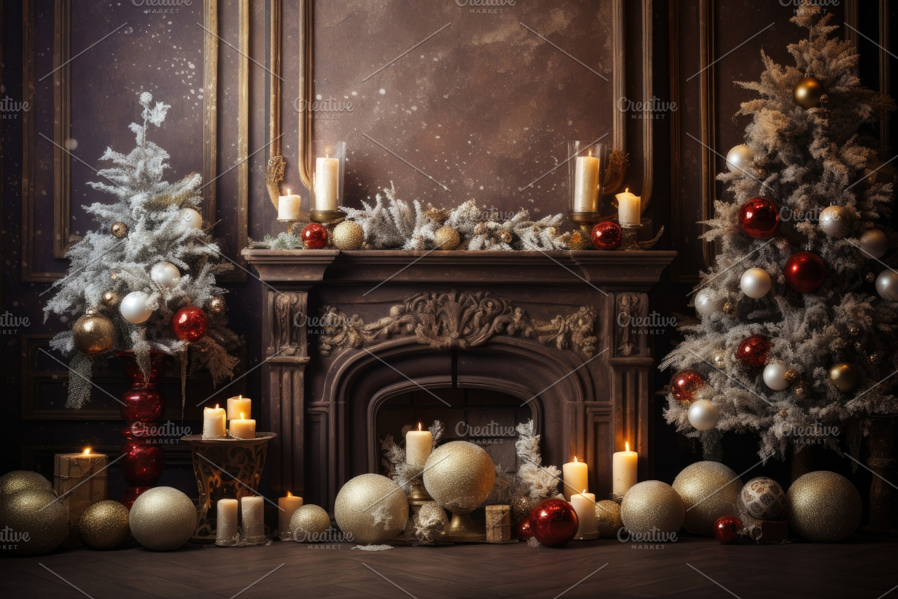 Beautiful Christmas interior with fi, a Photo by Iftikhar Alam