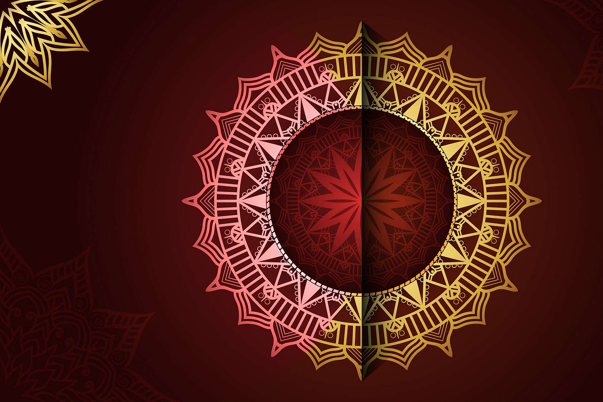 560+ Mandala Design Mega Collection, a Decorative Illustration by NJ Himel (Photo 131 of 289)