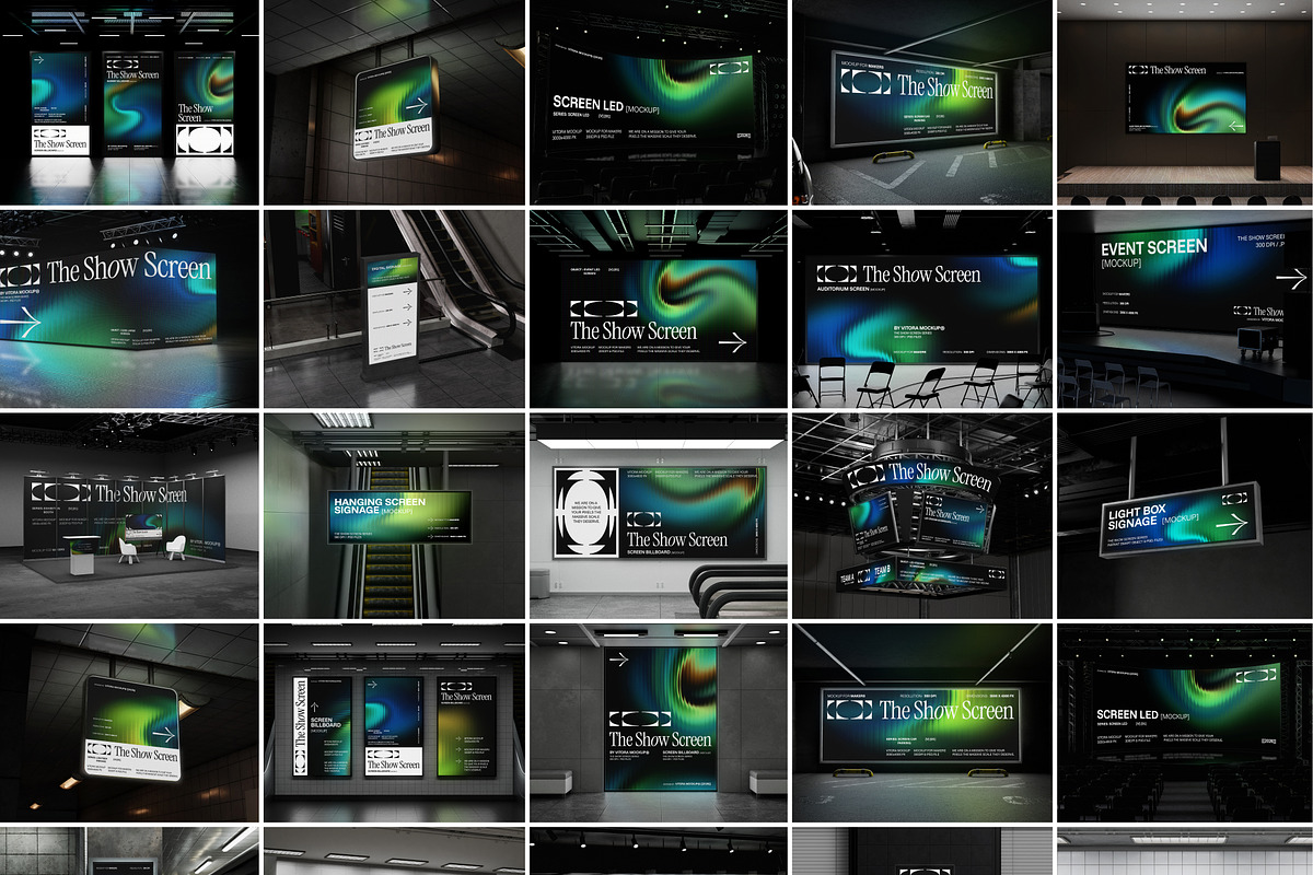 40+ Event Screen Mockup Bundle, a Mockup by Vitora Mockup (Photo 2 of 13)