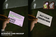 Business Card Mockup - VOL 2, a Product Mockup by Simetrica Labs (Thumbnail 1 of 3)