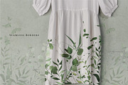 World Of Leaves. Greenery Watercolor, an Object Graphic by Khrys.art (Thumbnail 4 of 15)