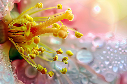 texture flower macro detail, light c, a Photo by LOGOCREATIVE